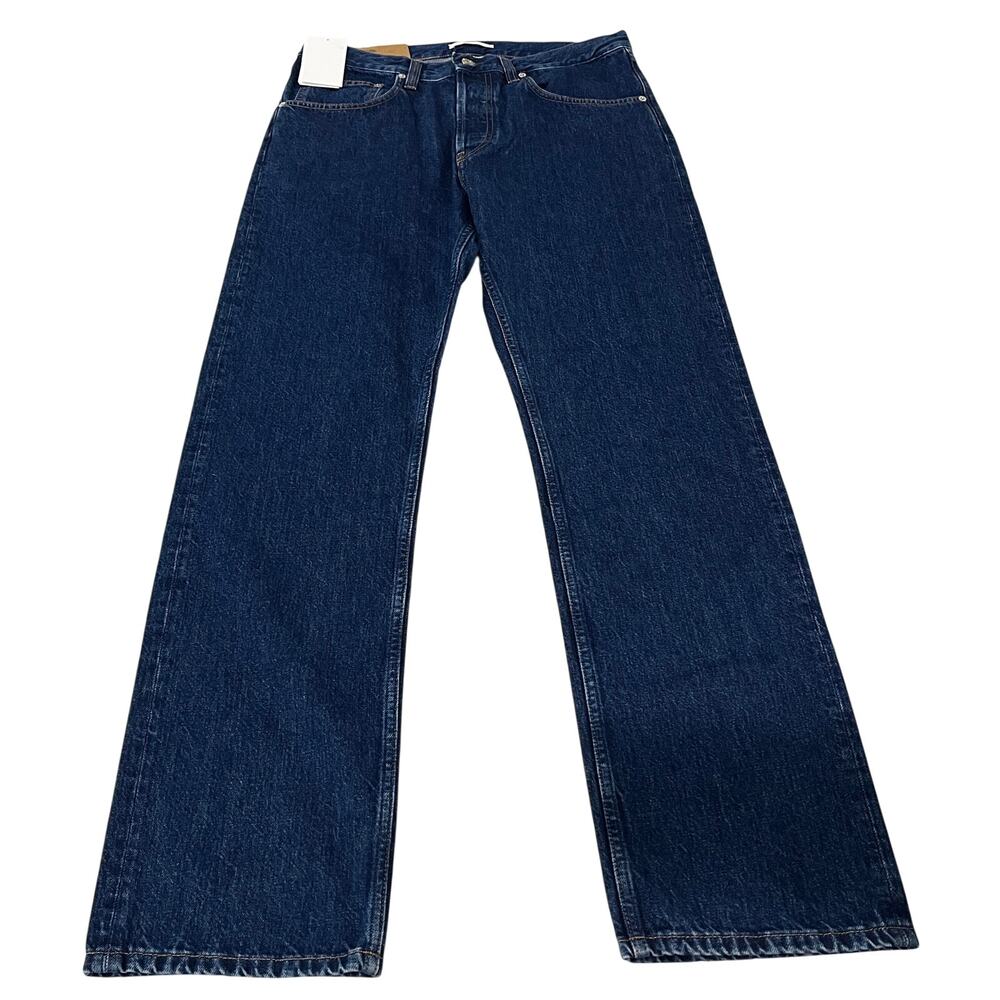 15-7 HELMUT LANG Unisex NWT $290 High Waist Straight Jeans Size 33